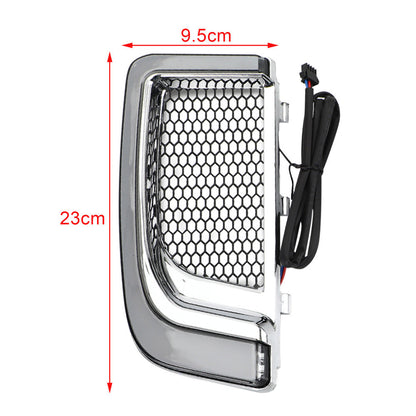 Harley Electra FLH T Road Glide Tracer LED Lower Fairing Lower Grills Lights Assosary
