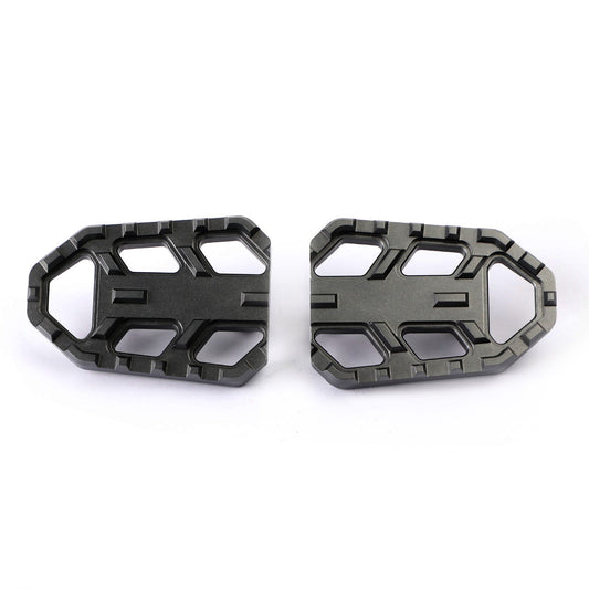 Adaptateurs de repose-pieds larges noirs pour Suzuki DL V-Strom 650 1000 / XT 2006-2020