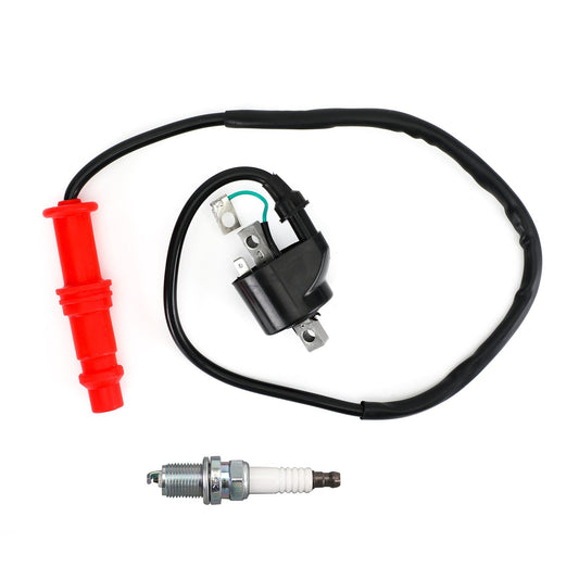 Ignition Coil & Spark Plug Fit For For Polaris Sportsman 500 4x4 RSE DUSE HO 2002 Remington Special Edition 1999