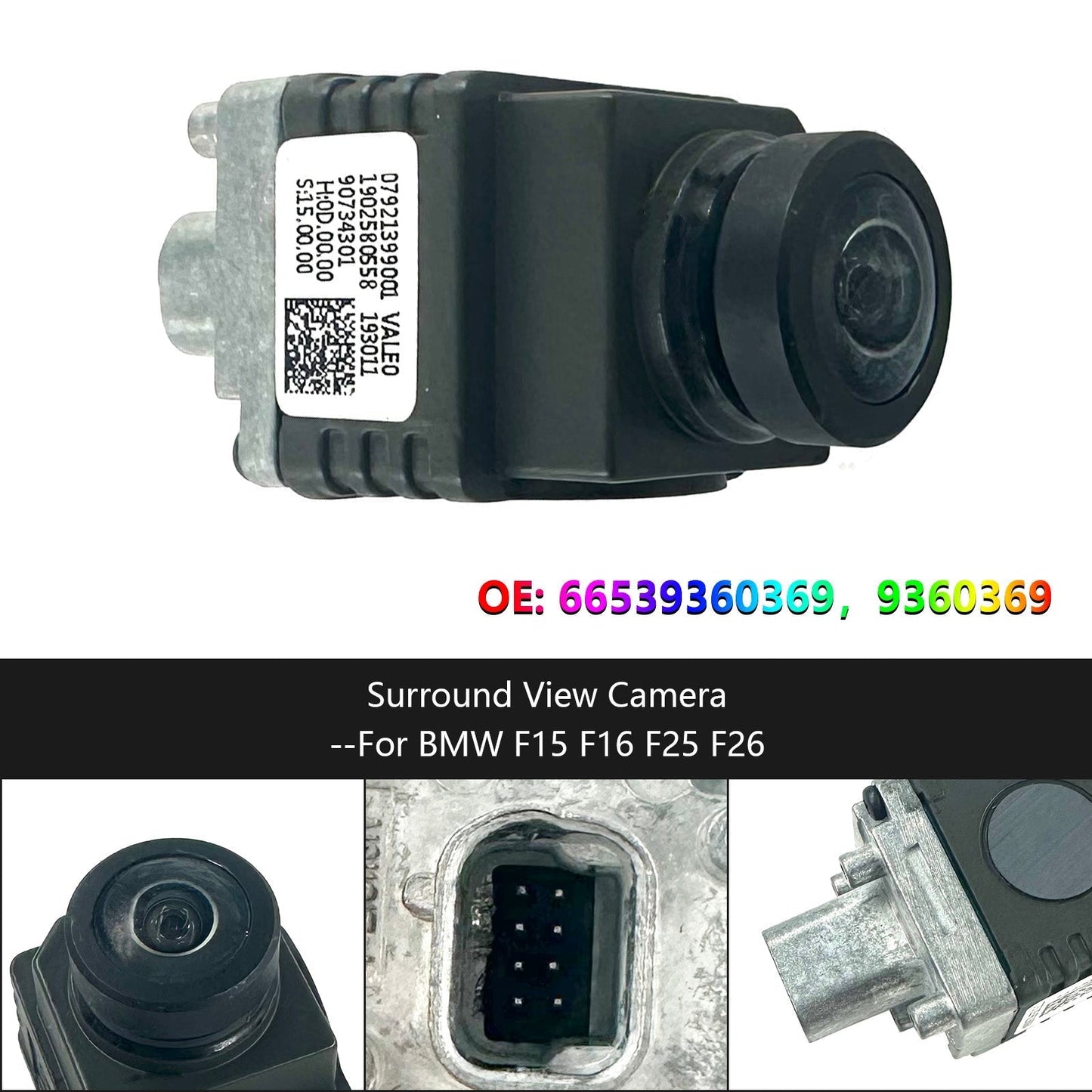 Caméra de vision panoramique BMW X5 M F85 2013.4-2018.6 66539360369 9360371