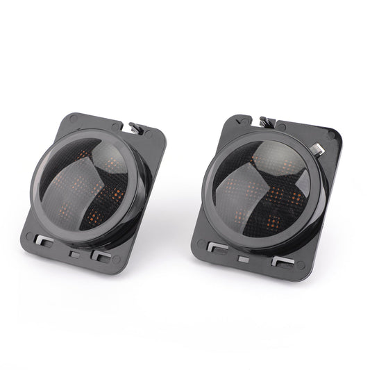 2 feux de position latéraux à LED pour garde-boue avant Jeep Wrangler JK 2007-2015