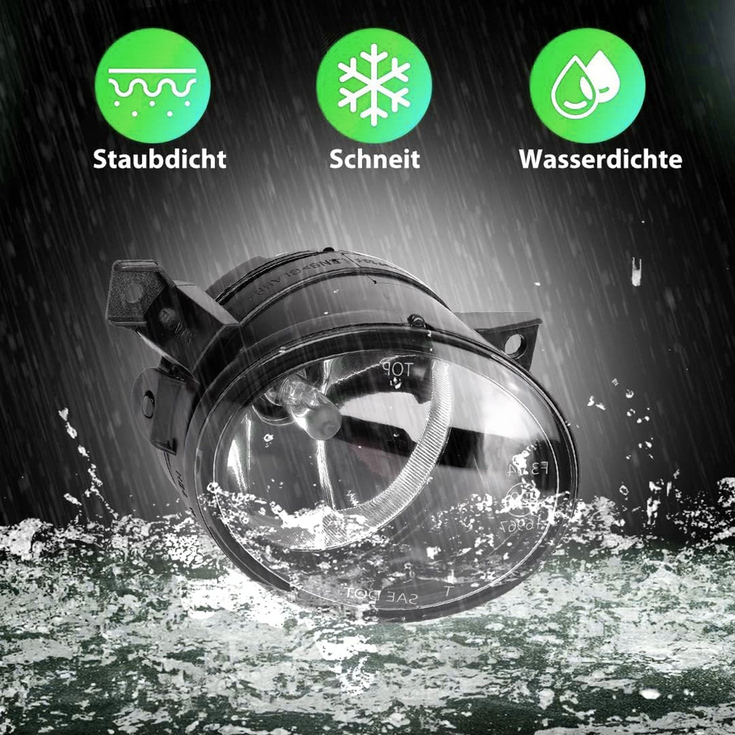 Paire de feux antibrouillard avant Volkswagen RABBIT 1K0941699C 1K0941700C