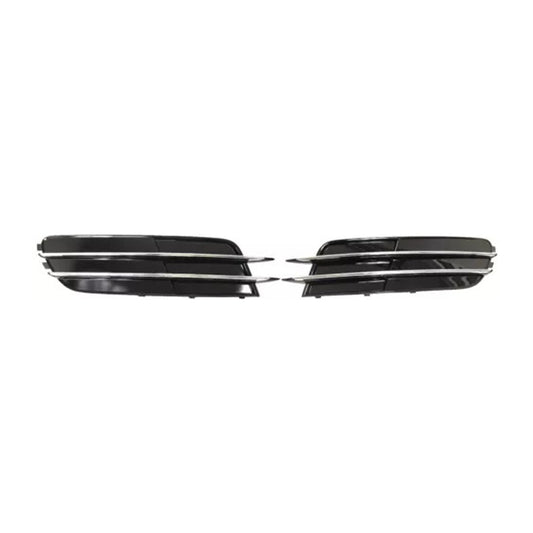 2012-2014 Audi A6 C7 1 Pair Front Bumper Fog Light Grill Cover Bezel