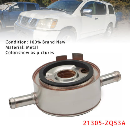 2005-2009 Nissan Armada 5.6 Oil Cooler 21305-ZQ53A 21305-ZQ52A