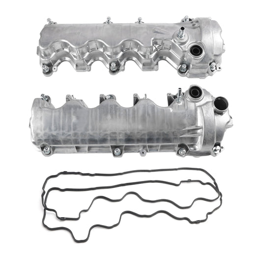 2007-2010 Ford Explorer Sport Trac V8 4.6L L+R Engine Valve Cover w/Gasket 9L1Z6582C 9L1Z6582D