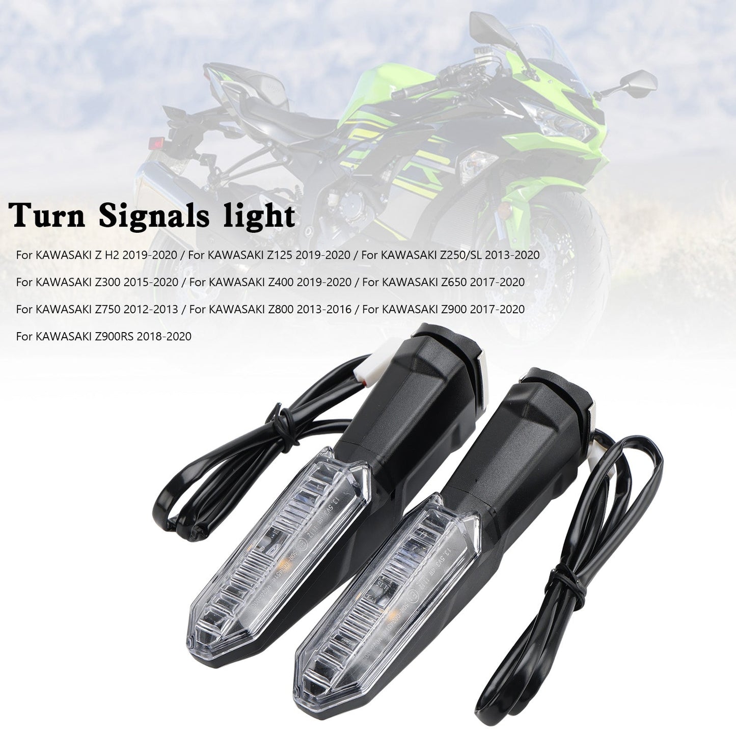 Kawasaki Z125 Z250 Z400 Z650 Z750 Z800 Z900 Turn Signals light Assosary
