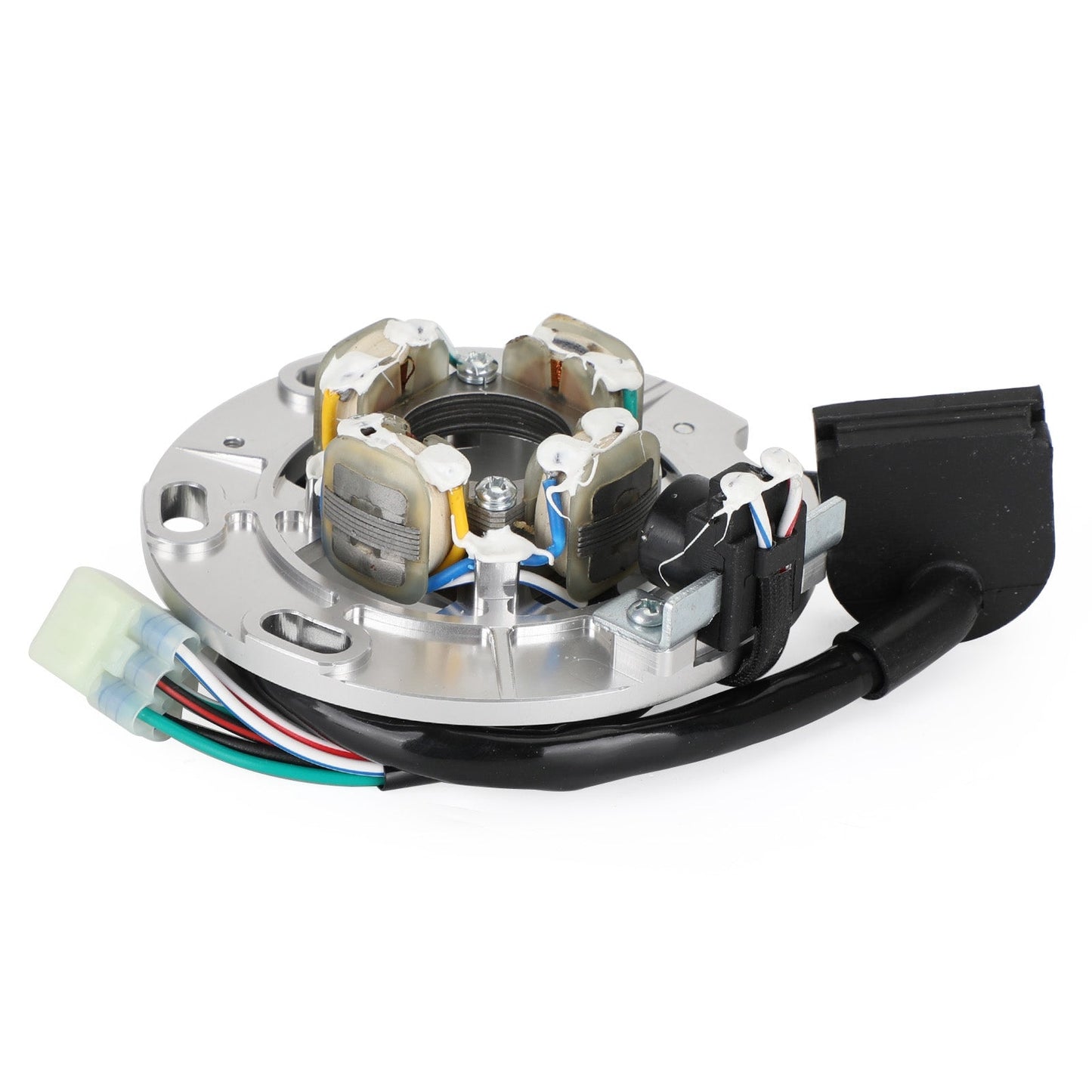 Conjunto de base de estator de generador de magneto compatible con Yamaha YZ 250 1999-2022 / YZ 250 X 2016-2022.