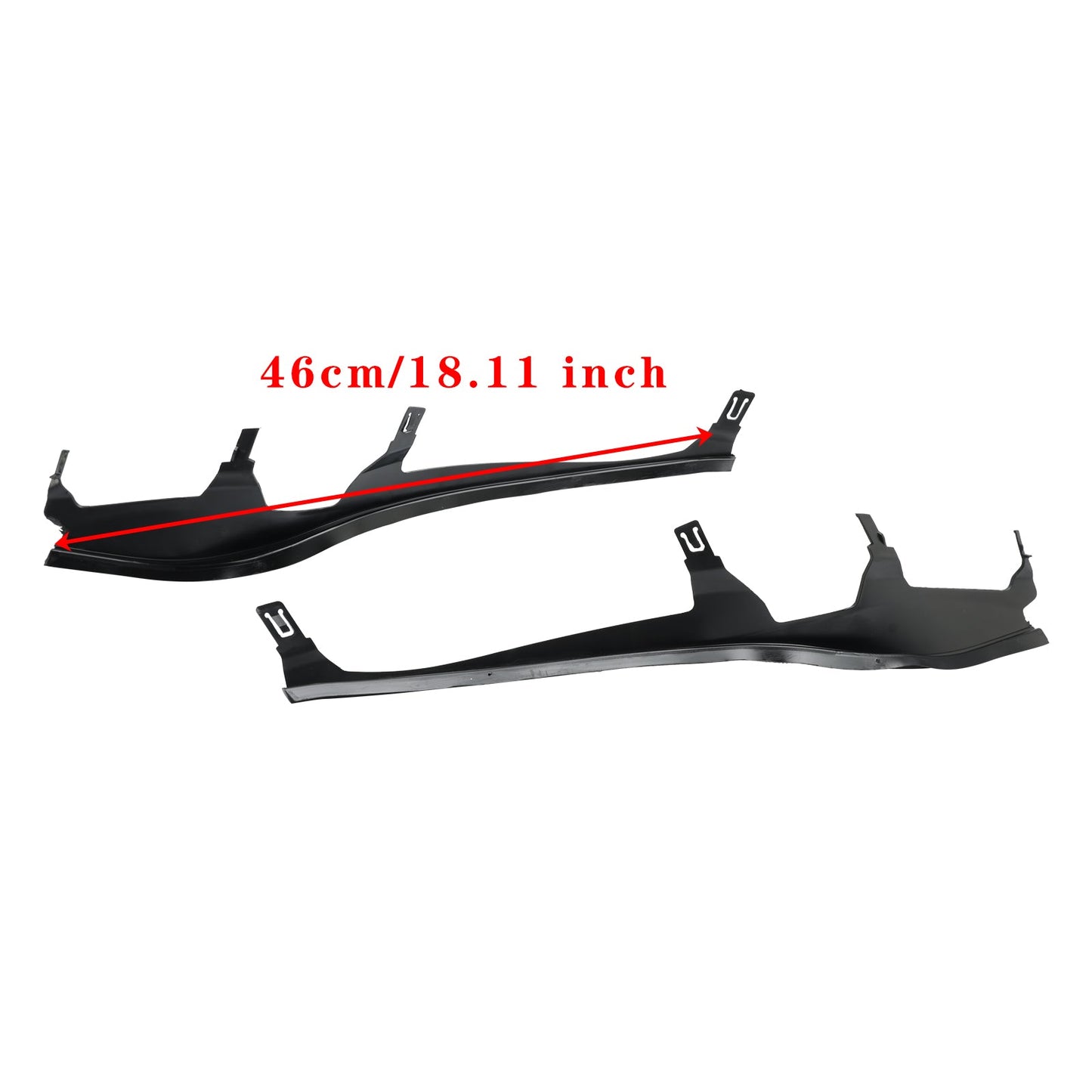 Paire de bandes de protection de phares supérieurs gauche et droit pour BMW 325Ci 330Ci E46 Coupé Cabrio LCI 03/2003-2006 63126934751