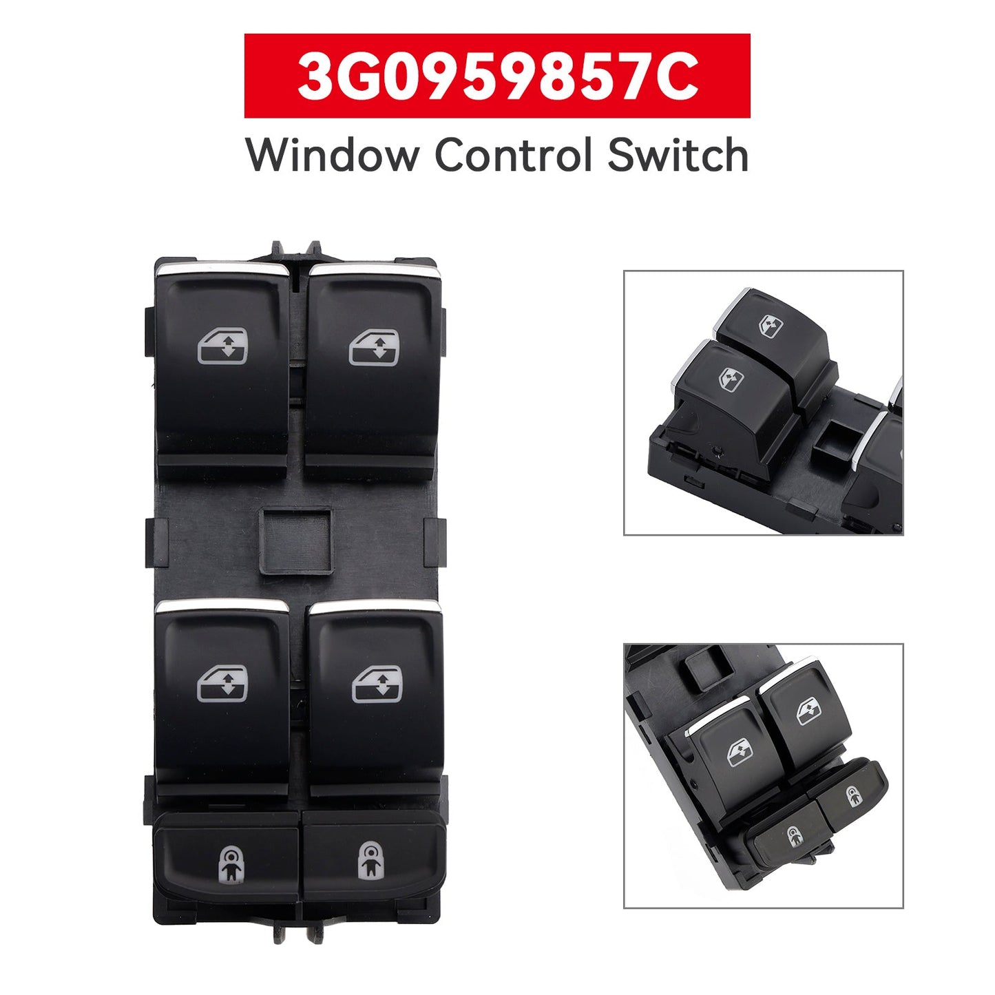2017-2021 Skoda Kodiaq Window Control Switch 3G0959857C 3G0959857B