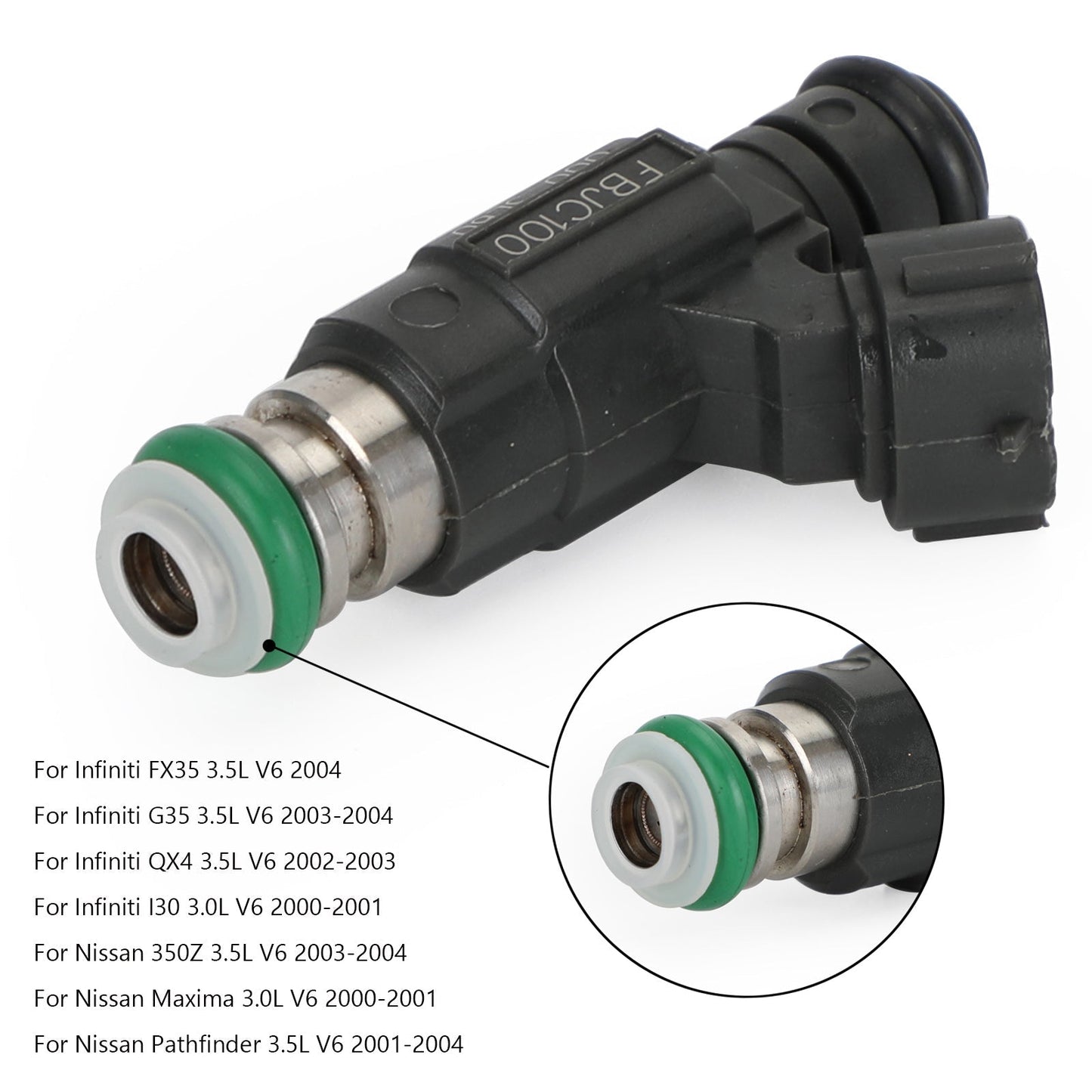 Injecteurs de carburant Nissan 350Z 3,5 L V6 2003-2004 1 pièce/6 pièces FBJC100 FBJC-100 842-12240 84212240