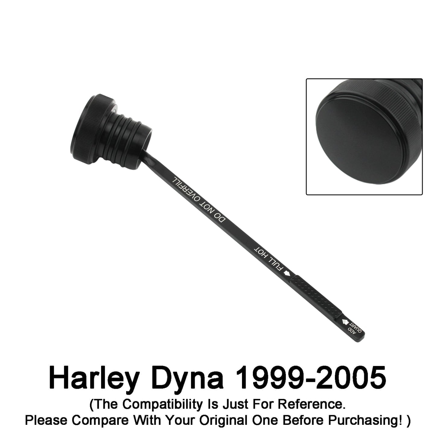 Tapón de la tapa del tanque de aceite para Super Glid FXD FXDX FXDL Dyna 99-05 0710-0150