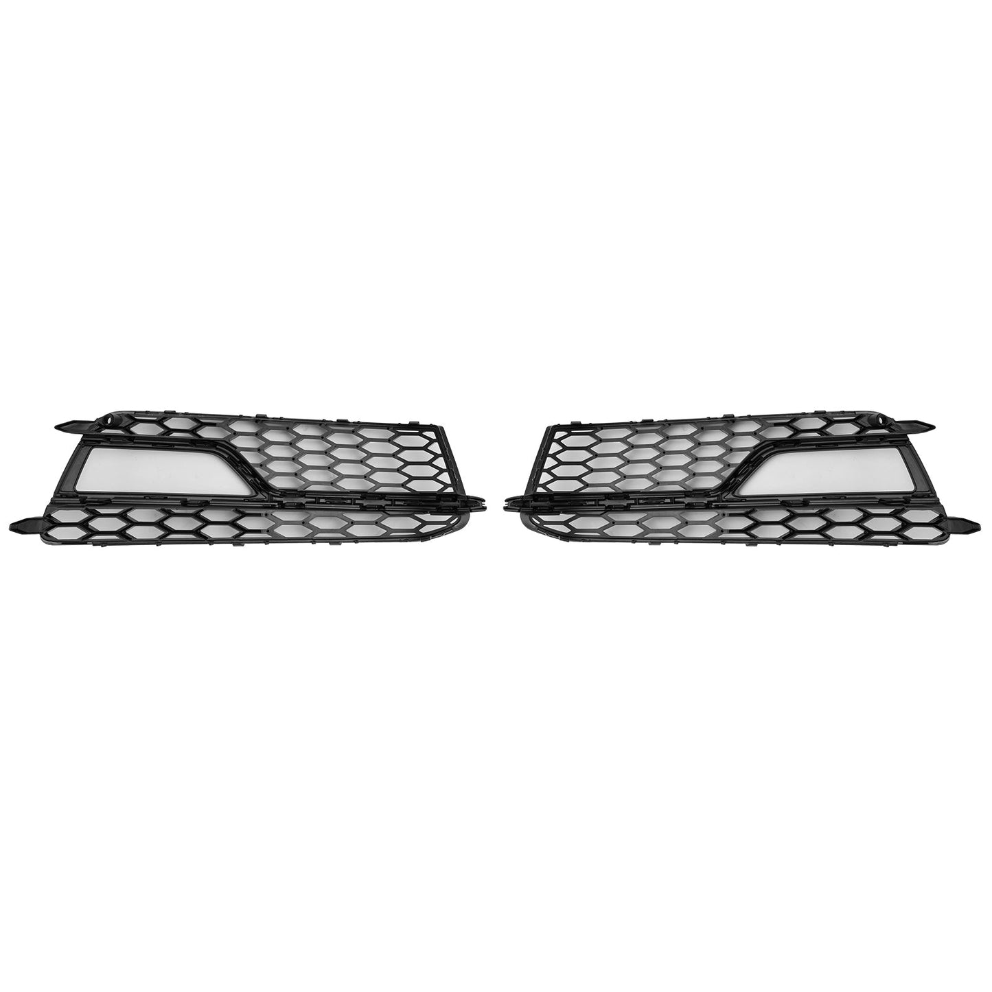 2013-2016 2PCS Front Fog Lamp Black Grille Grill Fit AUDI A5 S-Line S5