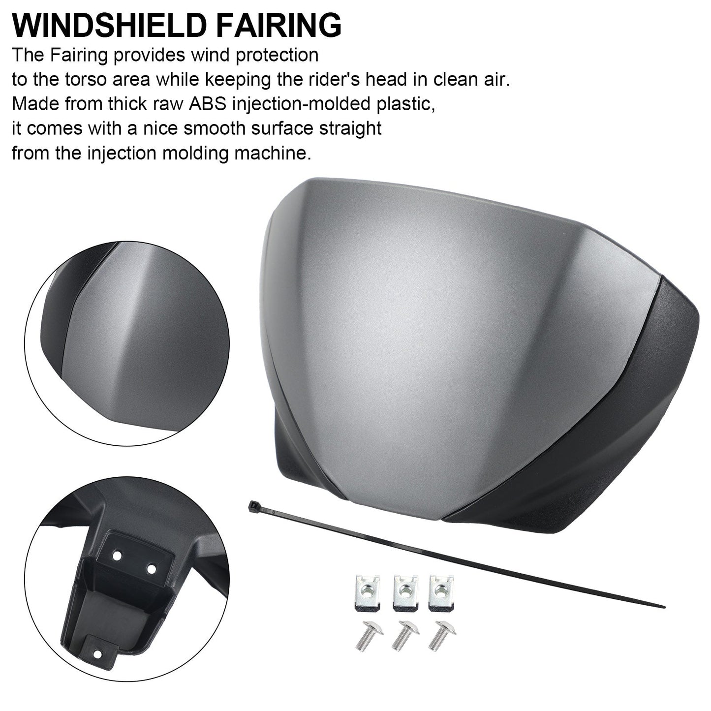 Front Screen Windshield Fairing Windscreen Deflector For Trident 660 2021+