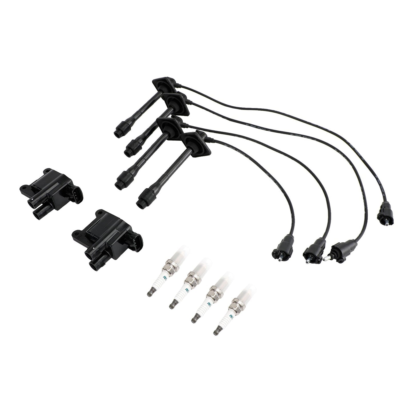 Ignition Coil+Wire+Spark Plug Kit UF180 UF181 UF182 UF294 For 1997-2001 For Toyota Camry RAV4 L4