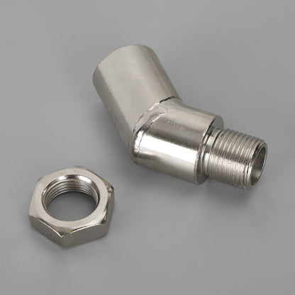 M18 X 1.5 135¡ã Catalytic Converter CEL Oxygen Sensor Extender Adapter Spacer