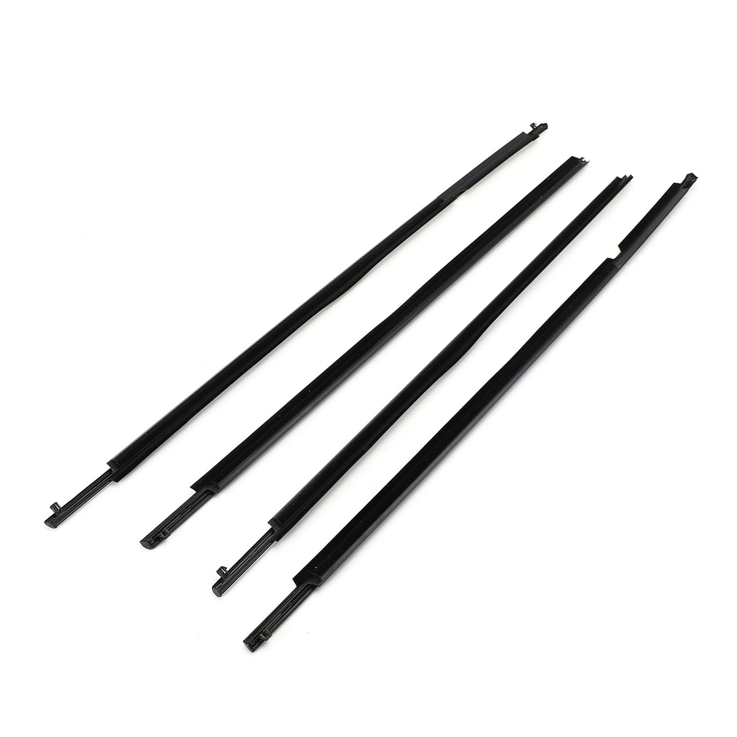Joint d'étanchéité chromé pour vitres de voiture Toyota RAV4 2014-2019, 4 pièces, 75740-0R040