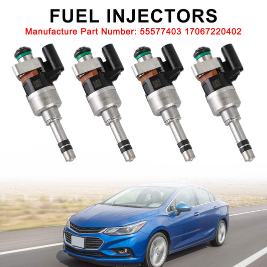 Injecteurs de carburant 55577403 17067220402 pour GMC 16-19 pour Chevry Cruze Malibu 1,4 L 1,5 L L4