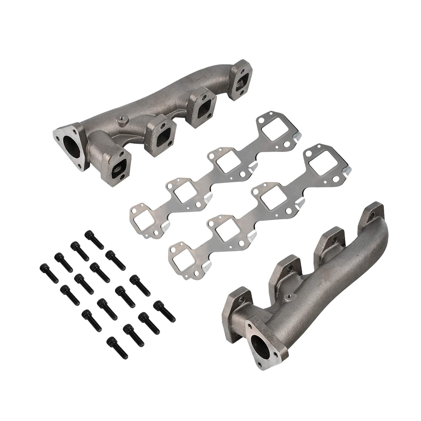 2004.5-2005 6.6L Duramax LLY High Flow Race Exhaust Manifolds & Gasket Assosary