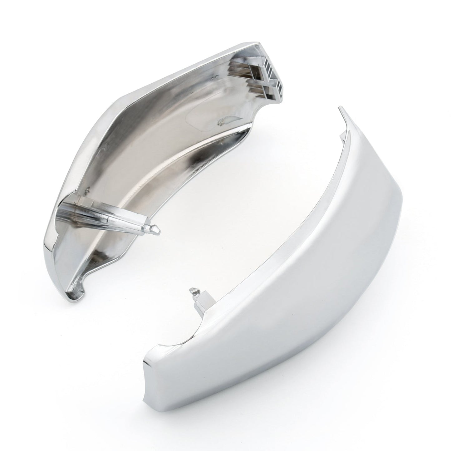 2 cubiertas laterales cromadas para Honda VTX 1300 (2003, 2004, 2005, 2006, 2007, 2008 y 2009)