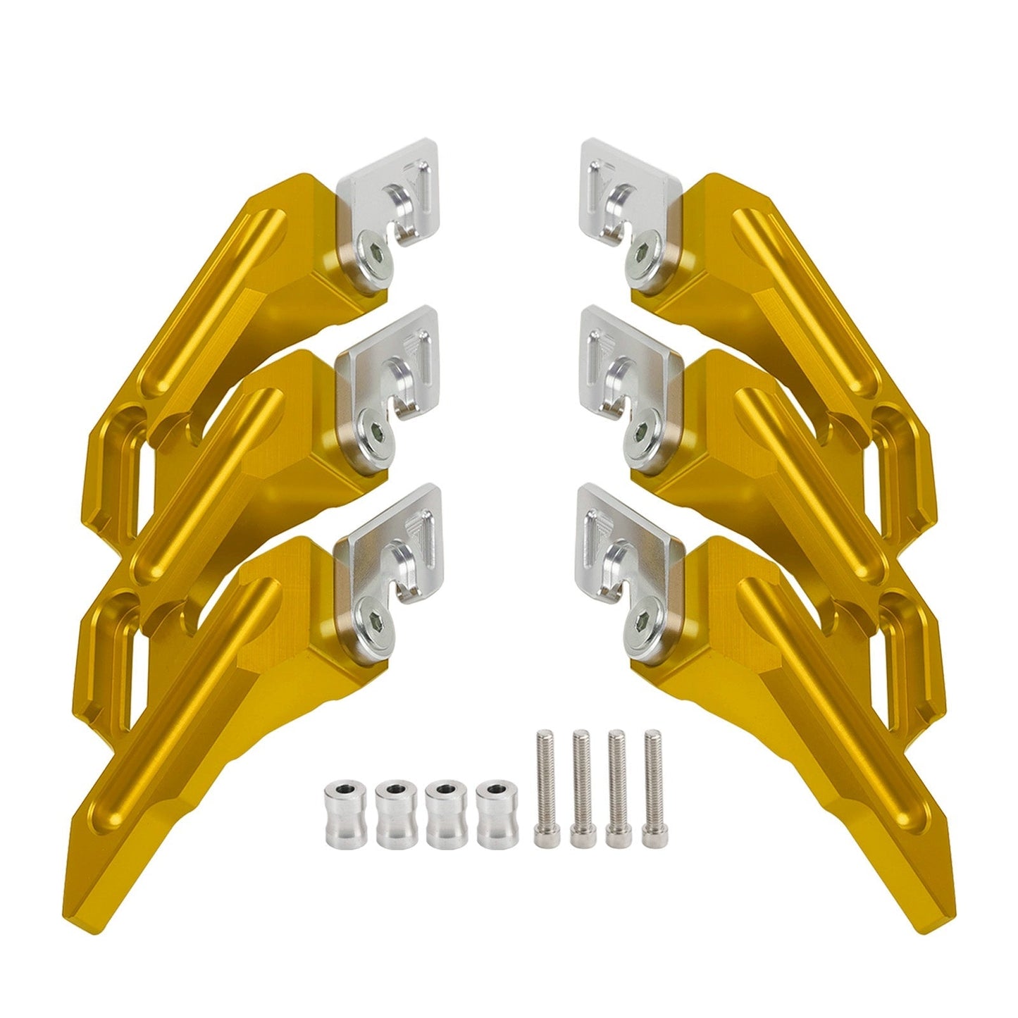 Guardabarros laterales y deslizadores de horquilla delantera CNC para Yamaha YZF-R15 V3 V4 2018-2022