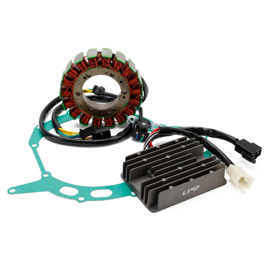 00-05 Cagiva Raptor, V-Raptor 1000 Magneto Stator, Voltage Rectifier, Gasket