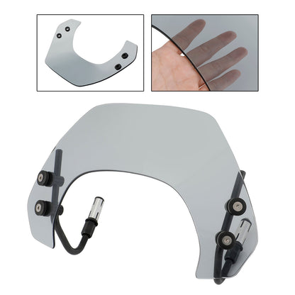 Short Motorcycle Windshield WindScreen fit for Vespa Sprint 150 2016-2021