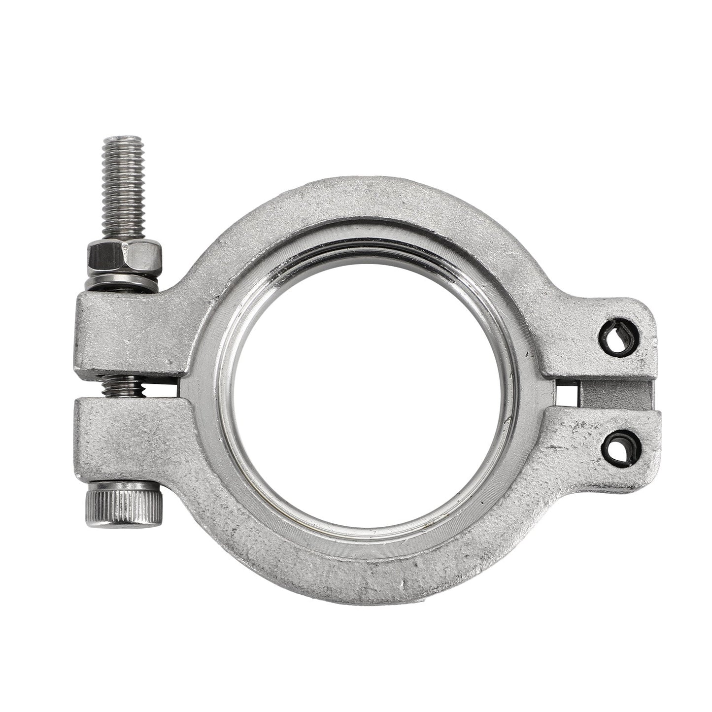 Kit de abrazaderas de banda en V para válvula de descarga TiAL MV-S de 38 mm (2 piezas, con tornillos, tuercas y sellos)