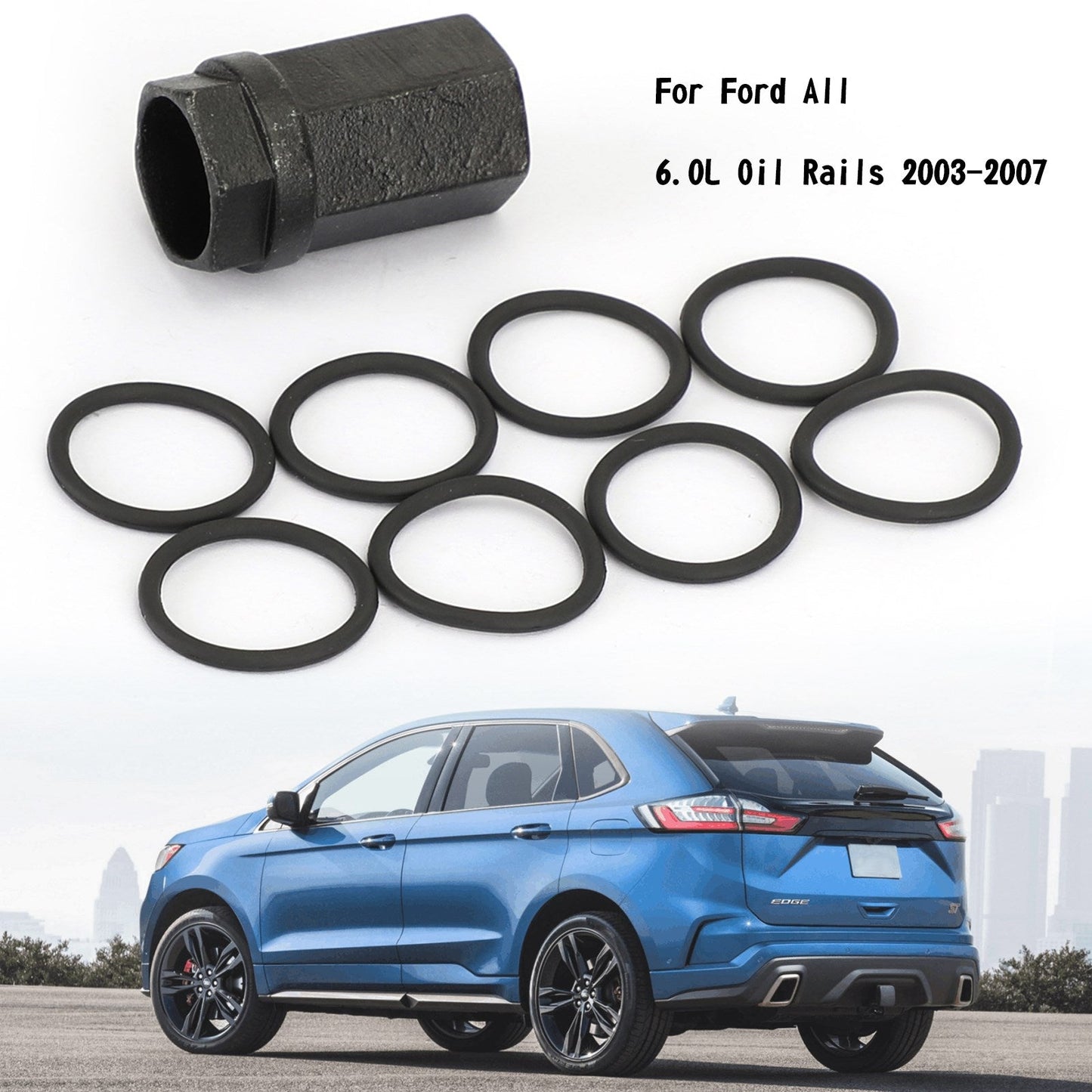 Nipple Cup Socket Kit 1/2" Drive Oil Rail Ball Tube Repair fit Ford 03-07 6.0L