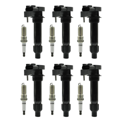 2007-2009 Pontiac G6 V6 3.6L 6PCS Ignition coil+6PCS Spark Plug UF569 D515C 12610626 12618542