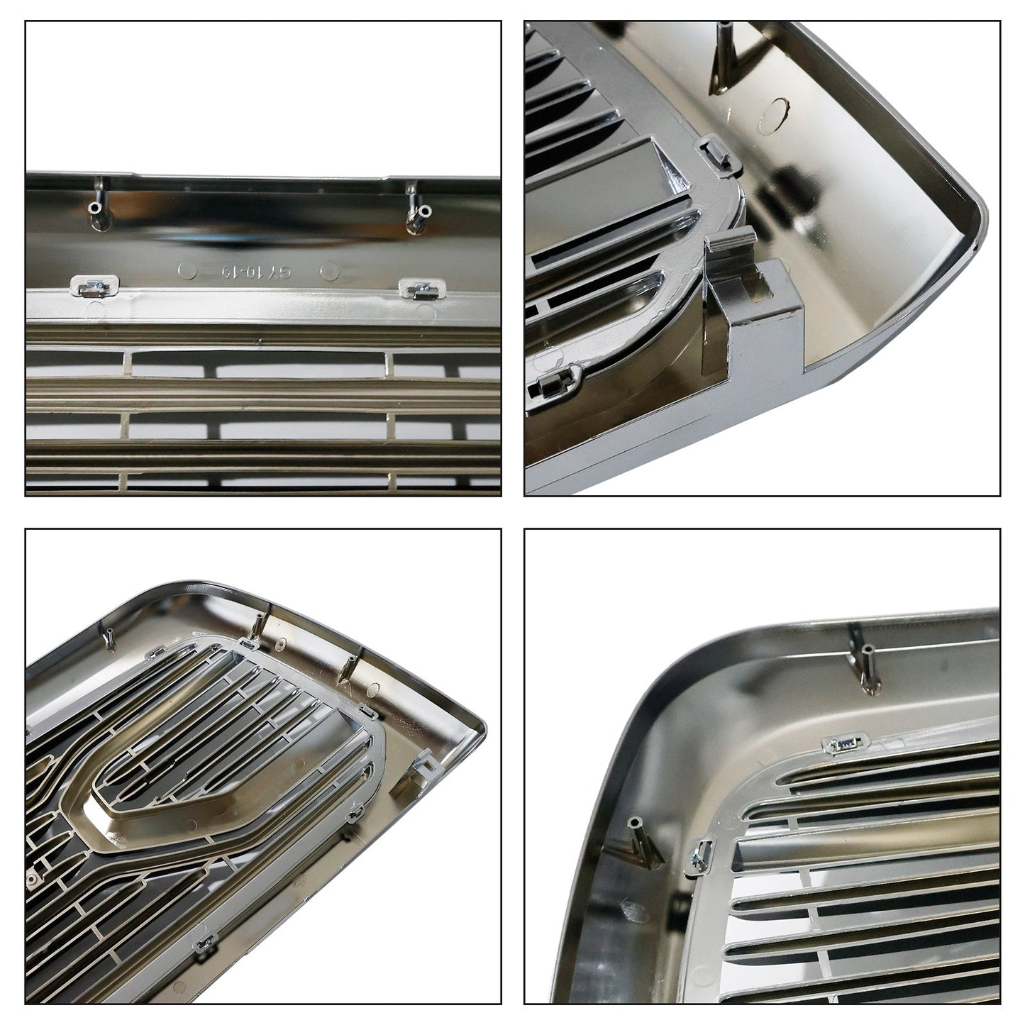 2010-2018 Ram 2500/3500 Laramie Chrome Front Bumper Grille W/ Led Light
