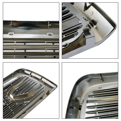 2010-2018 Ram 2500/3500 Laramie Chrome Front Bumper Grille W/ Led Light