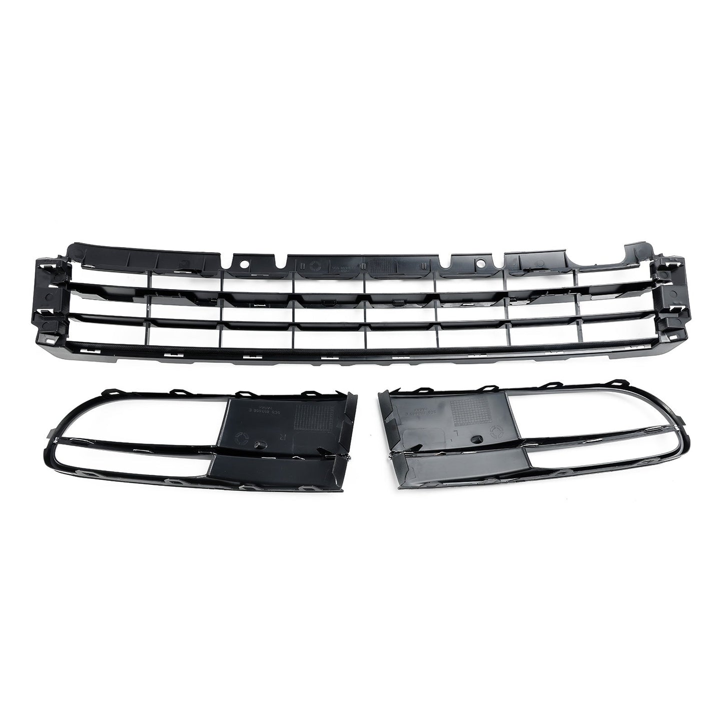 2012-2016 Volkswagen Beetle 5C Front Bumper Lower Grille + Fog Light Grill Generic
