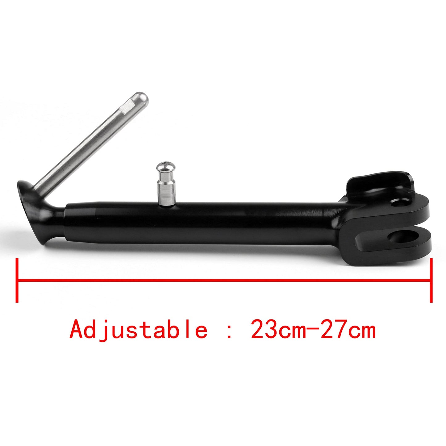 Béquille réglable en aluminium CNC noire pour Yamaha MT-09 FZ09 14-17
