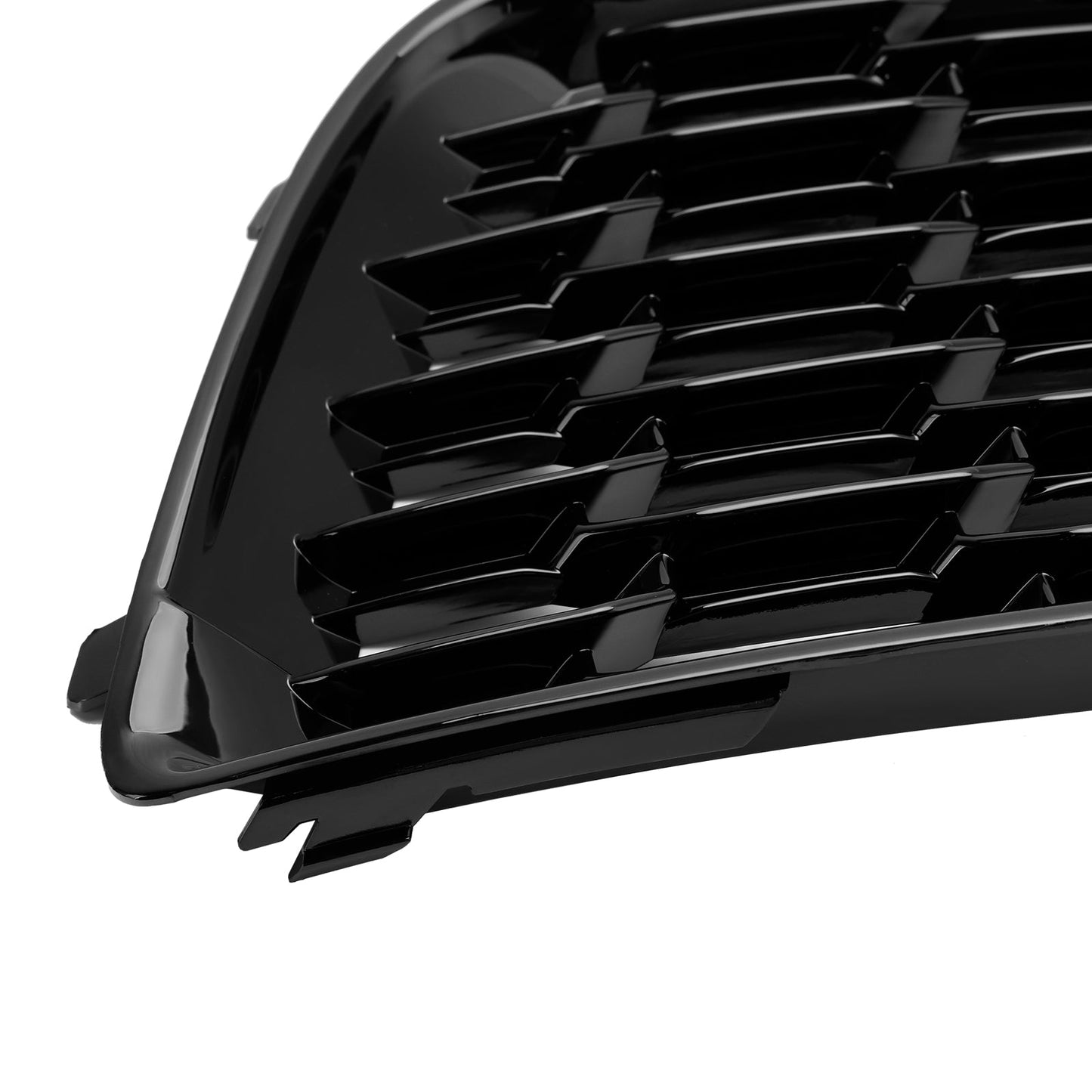 2018-2022 Audi Q5 Standard 2PCS Front Bumper Cover Grill Honeycomb Mesh Black Grille