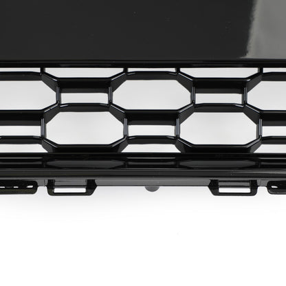 2016-2019 Audi A4/S4 B9 Honeycomb Grill RS4 Style Mesh Hex Grille Replacement Black Grill