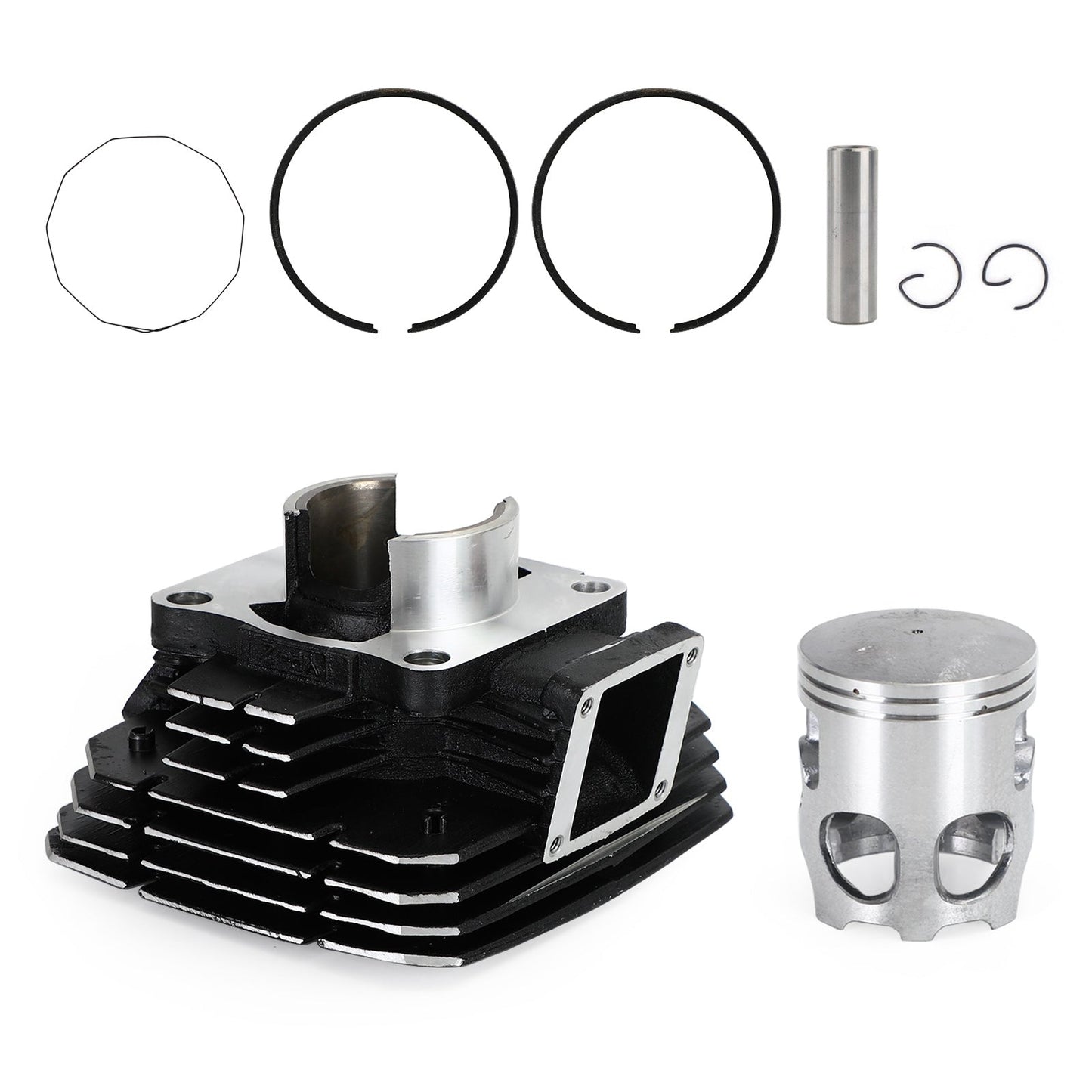 Kit piston et segments de cylindre 58 mm pour Yamaha RX135, RXK135 et RX-KING 135