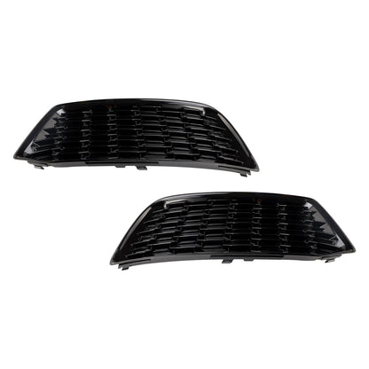 2018-2022 Audi Q5 Standard Version 80A807679D 80A807679DRU6 2PCS Front Bumper Cover Grille Grill Bezel Insert Generic