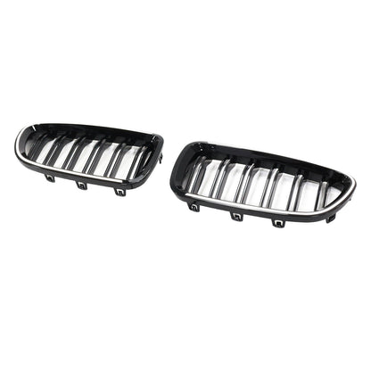 01.2009-10.2016 BMW 5 Series F10 Kidney Bumper Grille Grill Gloss Black 51137203649 51137203650
