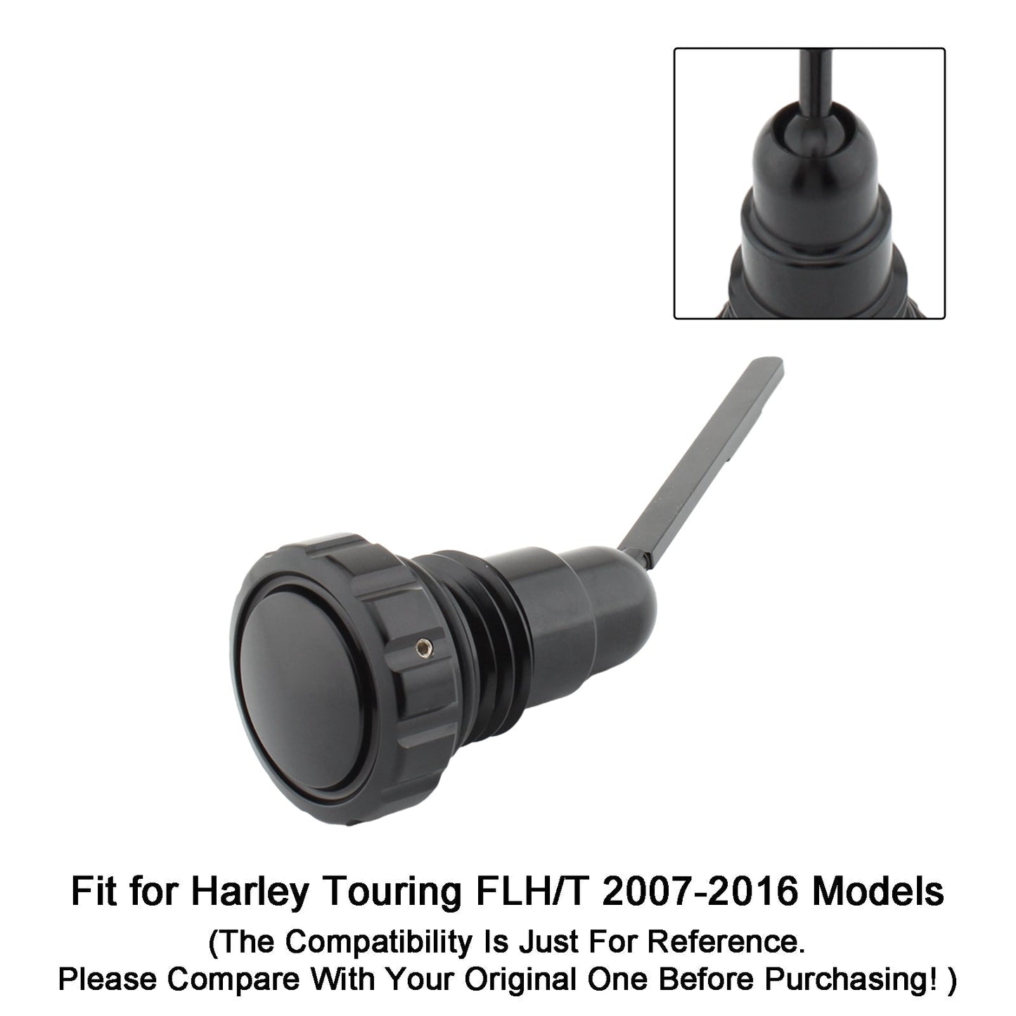 2007-2016 Harley Touring FLH/T Oil Dipstick Tank Cap Plug