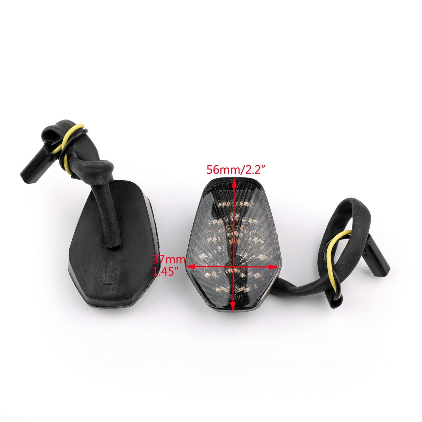 2001-2005 Suzuki GSXR 600 Smoke Turn Signals Flush Mount
