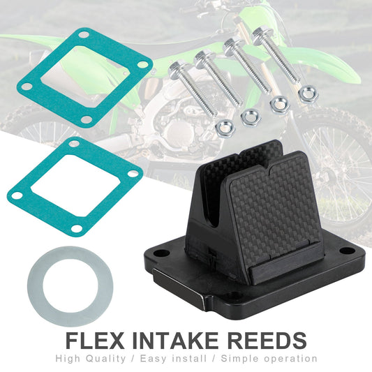 Sistema de válvula de láminas para motocicleta Kawasaki KX80/KX85/KX100/RM100 1987-2016 V384A