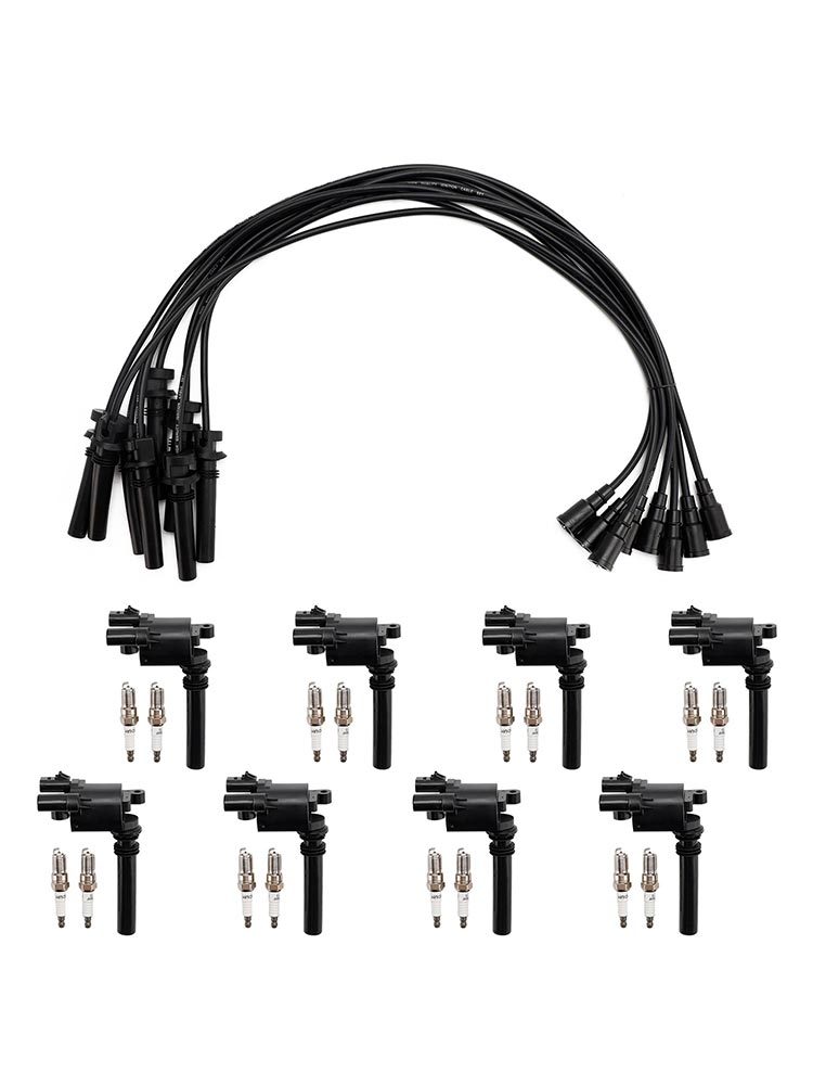 Bobine d'allumage + bougie + fil pour Dodge Ram 1500 2500 3500 5,7 L V8 UF378