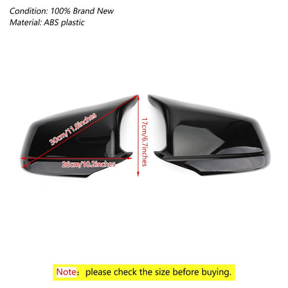 2011-2013 BMW F10 F11 5-Series Sedan 520i,523i,525i,528i,530i,535i,550i 2011-2013 Pre-LCI Door Side Wing Mirror Cover Cap Black