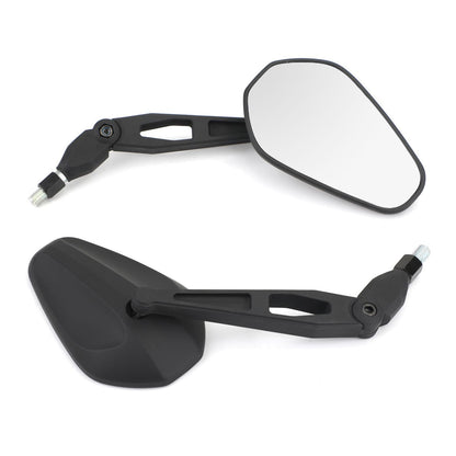 Pair M10 Rear View Mirror UNIVERSAL Nylon Mirrors ForMotorcycle Custom Cruiser