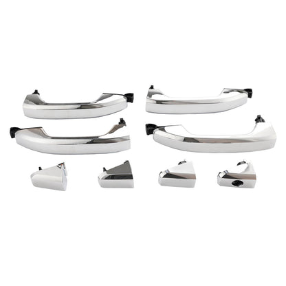 2016-2018 Chevrolet Silverado 1500 Custom 4pcs Exterior Door Handle Chrome 14575050