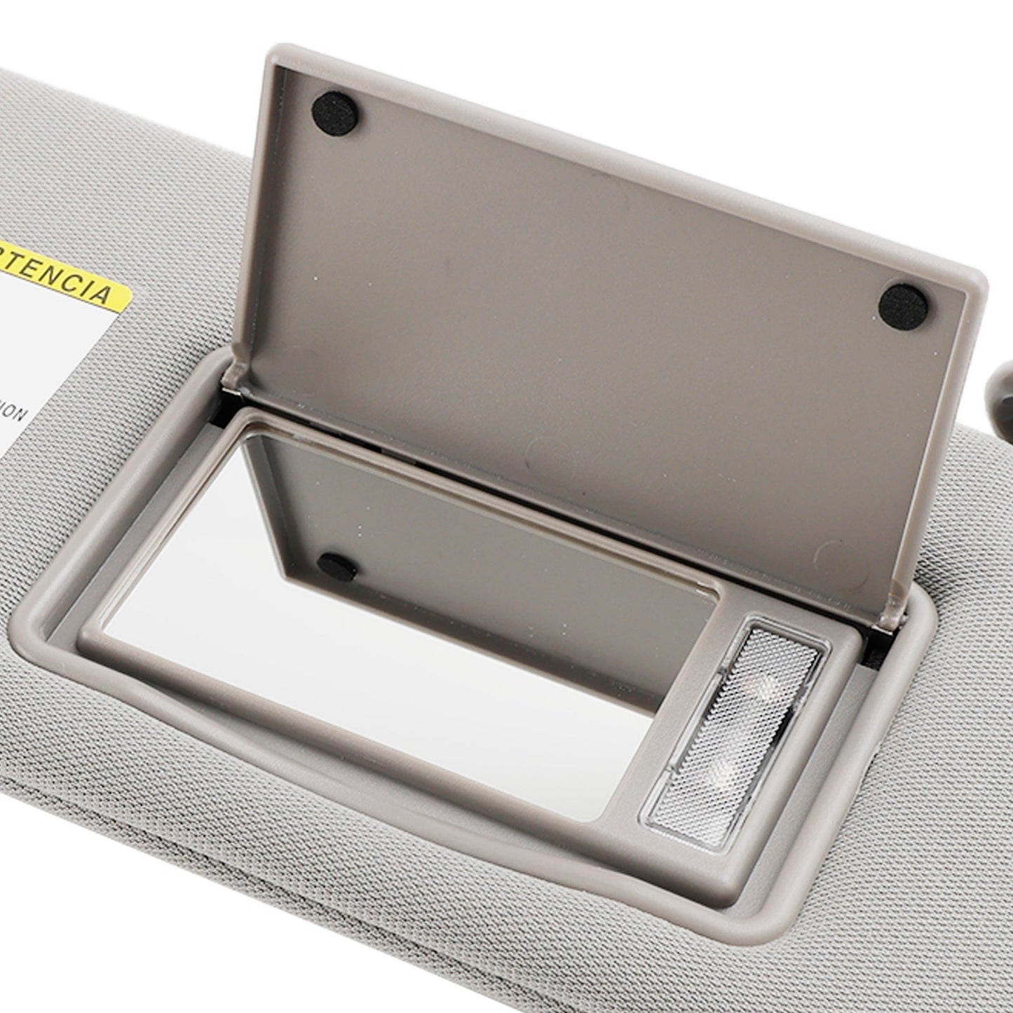 Pare-soleil droit avec vanité gris clair pour Toyota Highlander 2014-2019 74310-0E074-B0