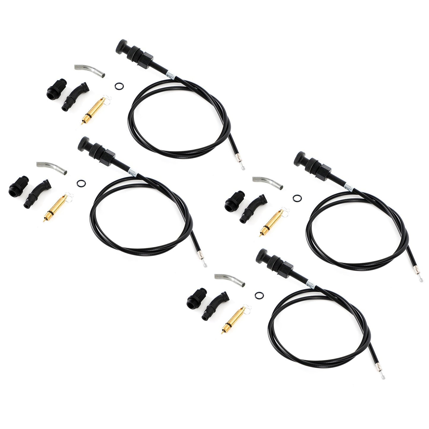 Kit de 4 câbles de starter pour carburateur Honda Rancher TRX350 FM TM 00-06