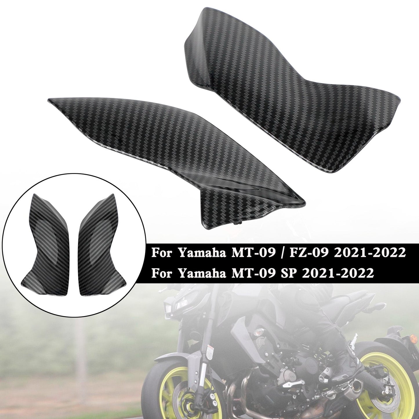 Headlight Fairing Side Panel For For Yamaha MT-09 FZ09 MT-09 SP 2021-2022