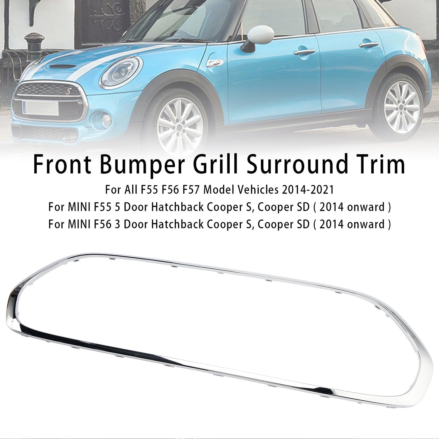 2014-2021 Mini Cooper F55 F56 F57 51137449207 Front Grille Surround