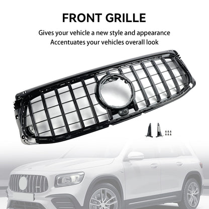 Mercedes Benz GLB-Class X247 AMG-Line 2020-2023 GT Style Grille Front Bumper Black Grille